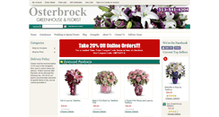 Desktop Screenshot of osterbrockflorist.com