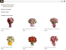 Tablet Screenshot of osterbrockflorist.com